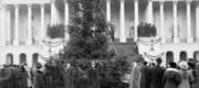 A 40-foot Norway spruce Christmas tree was the center of the celebration of Washington’s first “community Christmas” in 1913.
