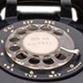 Photo of an old rotary telephone