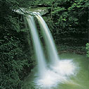 Photo of a waterfall