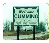 Photo - City limit of Cumming, Iowa