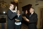 Reid Swears in NRC Commissioner Jaczko for a Second Term