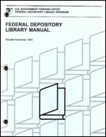 Federal Depository Library Manual Cover.
