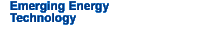 Emerging Energy Technology