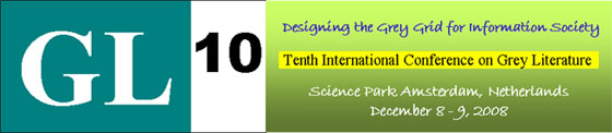 Tenth International Conference on Grey Literature