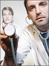 Photo of two doctors.