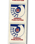 Federal Publication Stickers