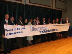 Senator Carper at Blueprint Communities announcement