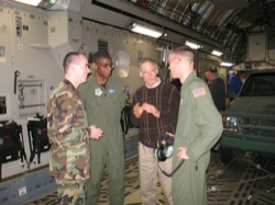 Senator Carper visits Dover Air Force Base
