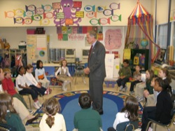 Senator Carper visits 2007 Teacher of the Year