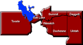 Salt Lake Area Map