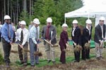 Senator Murray broke ground with telecommunications officials as the construction begins on the project that will help provide high-speed telecom services to Sappho, WA.
