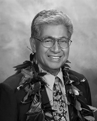 Press Photo (Black & White)<br />U.S. Senator Daniel Kahikina Akaka