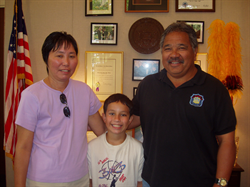 Sharon, Kamahao, and Oliver 'Sonny' Shimaoka