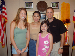 Marc and Debra Lawton with daughters Tatiana and Tiana Grant 