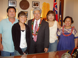 Daryl and Jodi Ann Suehiro and daughter, Marissa