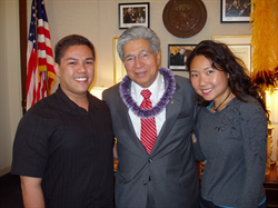 Arthur Valeriano from Aiea and Diana Guo from Maryland