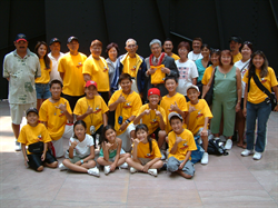 The Kapolei-Makakilo Canefires youth baseball team, coaches, parents, and relatives.  The team is in Washington, D.C. after playing in a tournament in Cooperstown, New York, home of the Major League Baseball Hall of Fame.