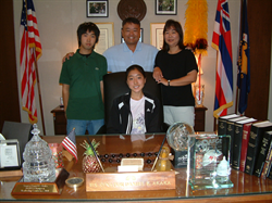 Lan & Theodora Yoneda with son, Matthew and Daughter, Chelsey
