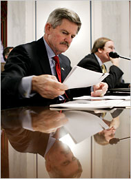 Veterans Affairs Secretary Jim Nicholson said his resignation would take effect by Oct. 1.