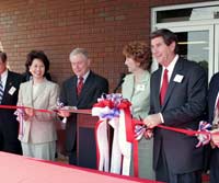 Senator Sessions participates in the ribbon cutting ceremony with Secretary Chao and Governor Bob Riley at the new Tuscaloosa Area Career Center