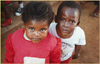 Two South African children served by the Soweto AIDS Project.