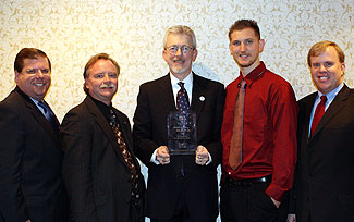 Public Printer Robert C. Tapella, Lawrence R. Meyer, Director, Law Library for San Bernardino County, Judge Keith D. Davis, President, Library Board of Trustees, George Carter, San Bernardino County Law Library, Richard G. Davis, Acting Superintendent of Documents and Director, Library Services and Content Management.