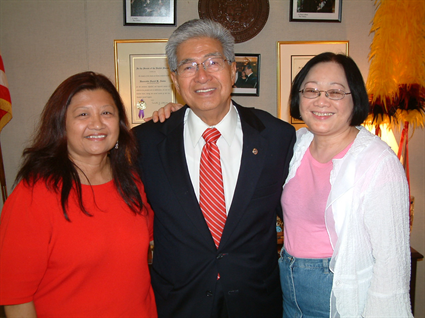 Charmaine Fleming and Madeline Higa