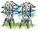 High-voltage transmission lines