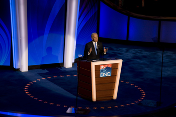 Image of Joe Biden at podium