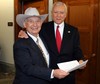 Hatch Congratulates Doc Lyle McNeal