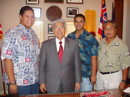 Andrew Agbayani, Joziah Estavillo and Jaime 'Jim' Agbayani