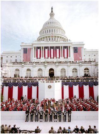 U.S. Capitol during a Presidential Inaugural Swearing-In Ceremony