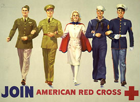Image of American Red Cross in Wartime Panel