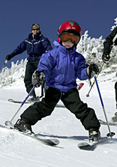 Photo - first time down a  Vermont slope