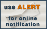 Use Alert for online notification