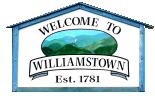 Williamstown Welcome Sign