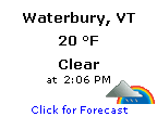 Waterbury, Vermont, current weather conditions