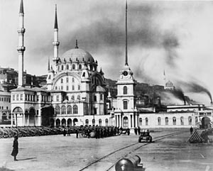 A nineteenth century photograph of the Tophane Mosque