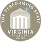 Top Performing State 2008 logo.