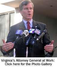 Virginia's Attorney General at Work Photo Gallery