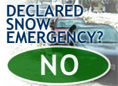Declared Snow Emergency - No