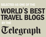Selected as one of the world’s best travel blogs by the Telegraph