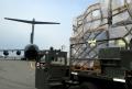 Hickam AFB, HI, May 17, 2008 -- FEMA supplies from the Pacific Distribution Center are  loaded on a C-17 to provide requested aid to China followi...