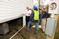 Galveston, TX, December 9, 2008 -- Deputy FEMA Administrator Harvey Johnson at the site of a new mobile home being installed in Galveston. Hurrica...