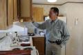 Beaumont, TX, November 25, 2008 -- FEMA Administrator R. David Paulison taking a tour through a newly placed mobile home in Beaumont during a rece...