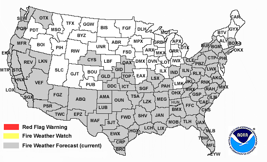 US Map Firewx 