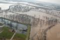 Northeastern Arkansas, AR, March 26, 2008 --  Agricultural land is flooded by the Black River after torrential rains.  FEMA assesses the damage ca...