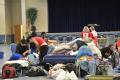 Tyler, TX, September 3,2008 -- Residents of Beaumont, TX, start to gather their belongings in anticipation of returning to their homes.  They were...
