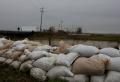 Cape Girardeau, MO, March 29, 2008 -- Sandbags top a levee that withstood Mississippi river flooding in Cape Girardeau County.  
Andrea Booher/FEMA