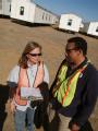 March Air Force Base, CA, November 20, 2007 --  Deborah Maggard, FEMA deputy site manager for mobile home inspections and Anthony Johnson, a FEMA ...